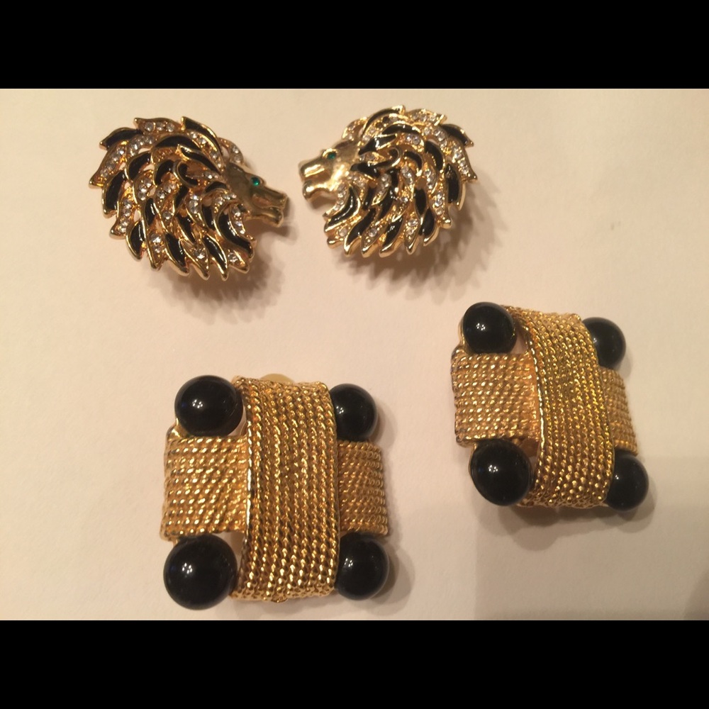 Clip earrings  10 pairs